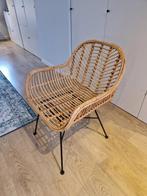Rotan stoel (als nieuw), Huis en Inrichting, Stoelen, Ophalen, Bruin, Zo goed als nieuw, Eén