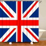 Douchegordijn met Britse vlag / Union Jack, 180×200 cm., Ophalen of Verzenden, Zo goed als nieuw