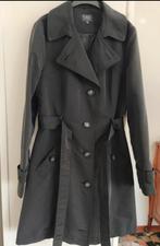 jas dames trenchcoat jas, Zwart, Maat 42/44 (L), Ophalen of Verzenden, Zo goed als nieuw