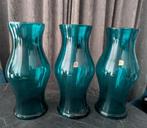 3 Royal Leerdam windlichten. Mag ook per stuk., Antiek en Kunst, Antiek | Glas en Kristal, Ophalen