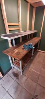 Werkbank met bankschroef, Ophalen, Zo goed als nieuw, 170 cm of meer, Bankschroef