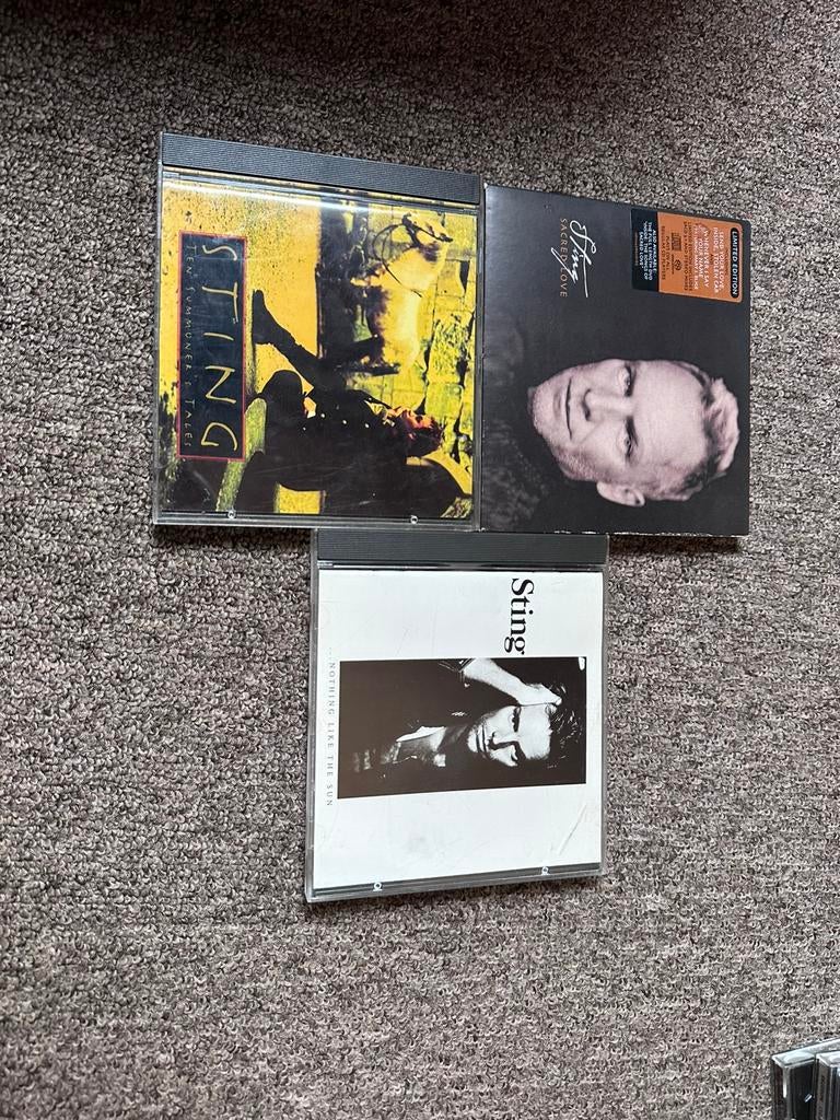 Sting cd,s, Ophalen of Verzenden, Zo goed als nieuw, Poprock