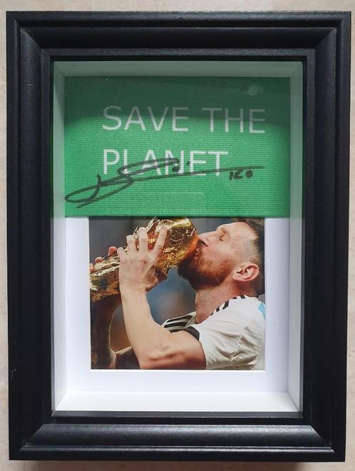 Messi aanvoerdersband + COA certificaat, Verzamelen, Sportartikelen en Voetbal, Zo goed als nieuw, Overige typen, Buitenlandse clubs