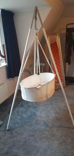 Leander wieg met driepoot en hemeltje, Ophalen, Zo goed als nieuw, Wieg