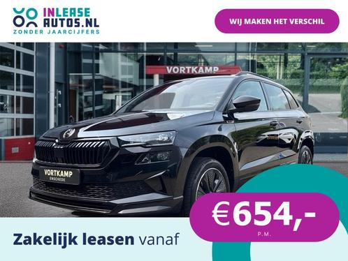 Skoda Karoq 1.5 TSI DSG SPORTLINE PANO-DAK/TREKHAAK/CAMERA/N, Auto's, Skoda, Bedrijf, Lease, Financial lease, Karoq, ABS, Achteruitrijcamera