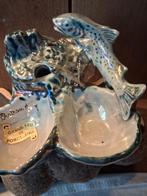 Vintage Chateau de Porcelaine Grand Feu Vis Schaal, Ophalen of Verzenden