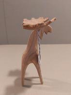 Houten Eland - Scandinavisch Design, Antiek en Kunst, Kunst | Beelden en Houtsnijwerken, Ophalen of Verzenden