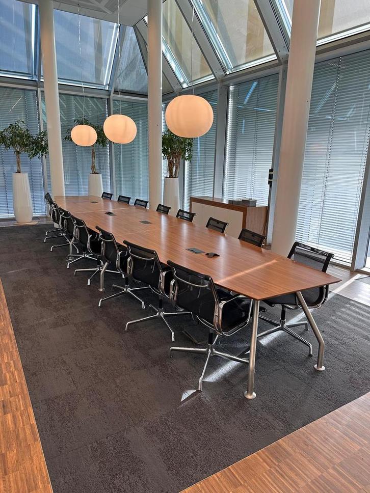 Vergadertafel Twinform | Chroom frame | nieuwstaat, Huis en Inrichting, Tafels | Salontafels, Nieuw, 75 cm of meer, 150 tot 200 cm