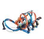 Hot Wheels Kurkentrekker Crash Racebaan - Gemotoriseerd, Ophalen of Verzenden, Hot Wheels, Met looping, Elektrisch