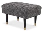 NIEUWE LUXE VOETENBANK HALBANKJE POEF – EICHHOLTZ MARGOT, Huis en Inrichting, Banken | Voetenbanken en Poefen, Hout, 125 cm of meer