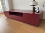 Bordeauxrode Dressoir/TV Kast - 200cm Breed, Huis en Inrichting, Ophalen, Overige materialen, Gebruikt, 200 cm of meer