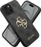 Guess 4G Metal Logo Back Case voor Apple iPhone 15 Plus - 8A, Ophalen of Verzenden, Nieuw, Hoesje of Tasje