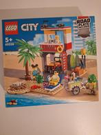 Lego city strandwachtpost met boekjes en doos (60328), Ophalen of Verzenden, Zo goed als nieuw, Complete set, Lego