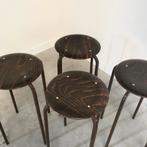 Twee Eromes vintage krukken schoolkrukken jaren 60 70 design, Ophalen, Gebruikt, Eromes, Nvt