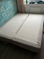 IKEA ESPEVÄR Bed 160x200 + NORDLI Hoofdeinde, Huis en Inrichting, Ophalen, Wit, Tweepersoons, Zo goed als nieuw