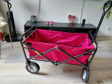 Opvouwbare bolderkar - rood beschikbaar voor biedingen