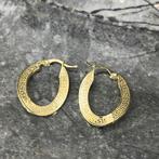 14 karaats gouden oorbellen versace model, Ophalen of Verzenden, Nieuw, Goud