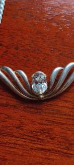 silver chain, Met kristal, Ophalen of Verzenden, Zo goed als nieuw, Zilver