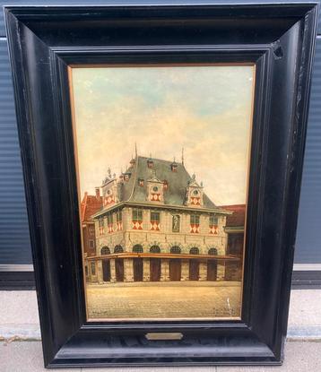 Schilderij Hoorn 1928 Martens kaasdragers vereniging beschikbaar voor biedingen