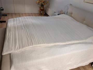 Wit kleurige Talgje Topper van Ikea 140 x 200 cm