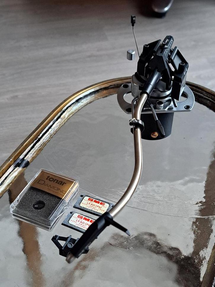 SME 3009 III S arm met Ortofon OM40 naald, Audio, Tv en Foto, Platenspelers, Zo goed als nieuw, Platenspeler-onderdeel, Overige merken