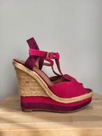 Mooie Unieke Roze Sleehakken | Maat 38, Ophalen of Verzenden, Zo goed als nieuw, Schoenen met hoge hakken, Roze