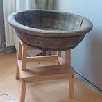 grote houten bak nepalese, Ophalen