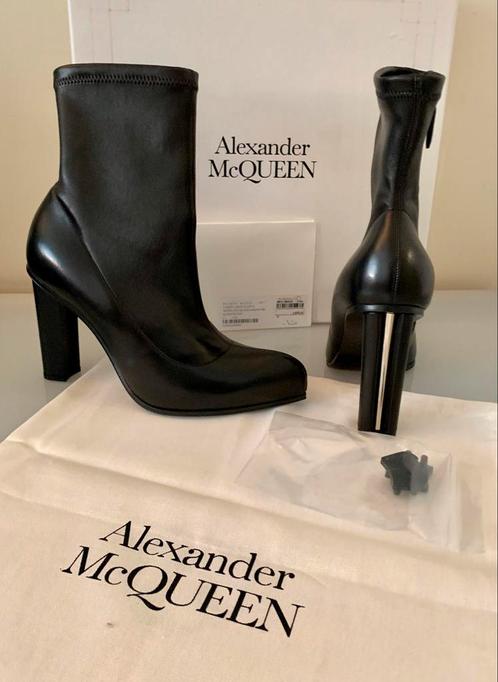 Alexander McQueen zwarte enkellaarzen van leer/39/nieuw, Kleding | Dames, Schoenen, Nieuw, Lage of Enkellaarzen, Zwart, Ophalen of Verzenden