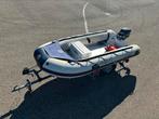 Rubberboot (yam 430) compleet met motor en trailer, Watersport en Boten, Rubberboten, Minder dan 70 pk, Benzine, Gebruikt, Ophalen of Verzenden