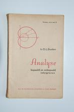 Dictaten serie No. 8 Analyse bep onbepaald integreren Donker, Ophalen of Verzenden, Gelezen