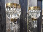2 wandlampjes, Huis en Inrichting, Lampen | Kroonluchters, Ophalen, Gebruikt, Glas