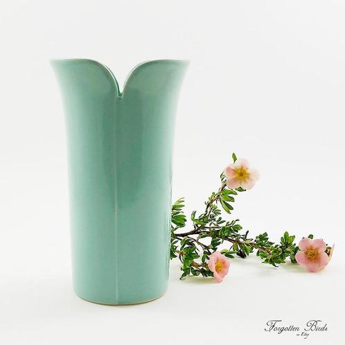Höganäs vaasje, Huis en Inrichting, Woonaccessoires | Vazen, Zo goed als nieuw, Groen, Minder dan 50 cm, Aardewerk of Porselein