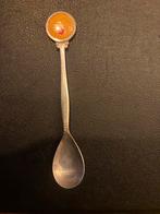 Vintage souvenirlepel met emaille, Ophalen of Verzenden