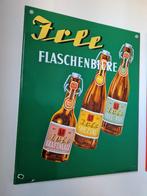 Tree bier emaille bord jaren 50, Verzamelen, Ophalen of Verzenden, Zo goed als nieuw, Reclamebord