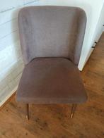 Mooie, moderne eetkamerstoelen, 6 stuks, taupe, Huis en Inrichting, Stoelen, Ophalen, Zo goed als nieuw, Overige kleuren, Vier