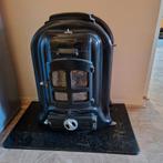 Decoratieve antieke gietijzeren kachel, Ophalen, Gebruikt, Houtkachel, Vrijstaand