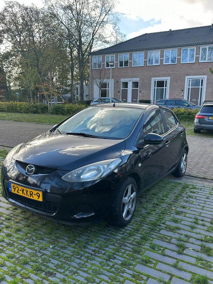 Mazda 2 1.3 55KW 5DRS 2009 Zwart, Auto's, Mazda, Particulier, Airconditioning, Bluetooth, Centrale vergrendeling, Cruise Control