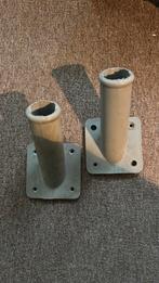 2 vlaggenstok houders € 13,00 totaal incl verzendkosten., Ophalen of Verzenden, Zo goed als nieuw