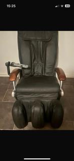 Leren Relaxfauteuil met Massage - Zo Goed Als Nieuw!, Huis en Inrichting, Fauteuils, Ophalen of Verzenden, Zo goed als nieuw, Leer