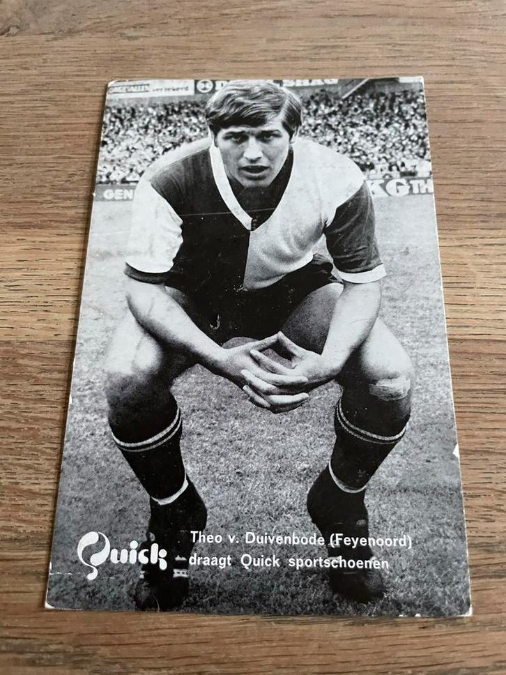 Theo v. Duivenbode Feyenoord Spelerskaart, Verzamelen, Sportartikelen en Voetbal, Gebruikt, Spelerskaart, Feyenoord, Ophalen of Verzenden
