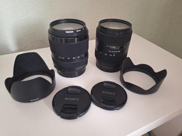 Sony 18-135 SAM en Sony-Carl Zeiss 16-80 A-vatting beschikbaar voor biedingen