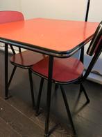 Vintage Tomado Kindertafel met Stoelen, Ophalen, Minder dan 50 cm, Gebruikt, Vierkant