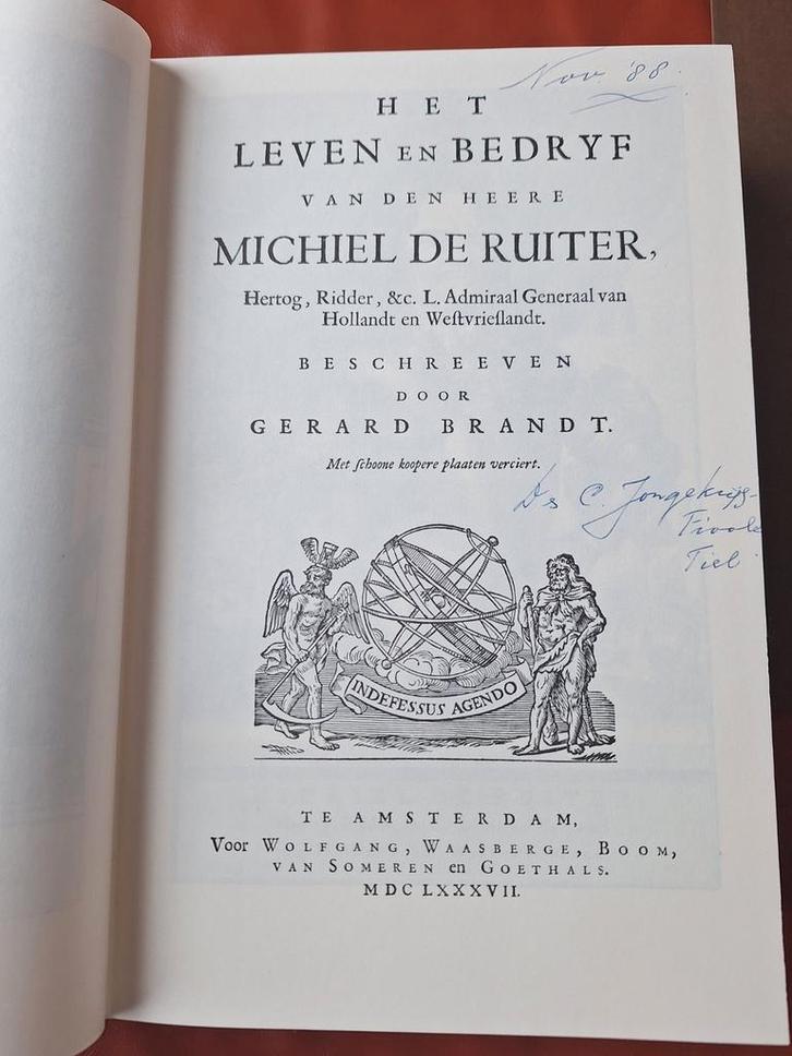 Het Leven en Bedryf van Michiel de Ruiter - 1687 reprint, Boeken, Geschiedenis | Vaderland, Gelezen, 17e en 18e eeuw, Ophalen of Verzenden