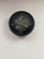 Klok met draaiende tandwielen ️, Ophalen, Zo goed als nieuw, Wandklok