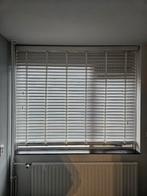 2x houten witte jaloeziën, Ophalen, Gebruikt