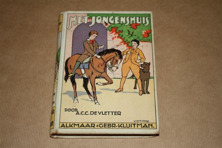 Het jongenshuis. A.C.C. de Vletter. 2e dr. 1930., Boeken, Kinderboeken | Jeugd | 10 tot 12 jaar, Gelezen, Ophalen of Verzenden