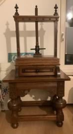 Te koop: antieke linnenpers, Antiek en Kunst, Ophalen