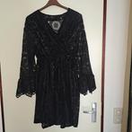 29) wauw tuniek  ! Zwart kant maat 46/52, Ophalen of Verzenden, Zo goed als nieuw, Zwart, Blouse of Tuniek