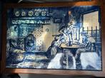 Ingelijste tegeltableau, Ophalen of Verzenden
