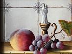 Janny Meijer, ingelijst stilleven met fruit, Antiek en Kunst, Kunst | Schilderijen | Klassiek, Ophalen